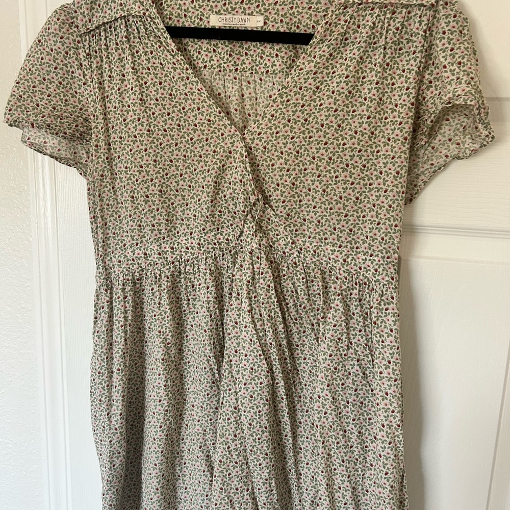 Christy Dawn Dawn dress Crème strawberry